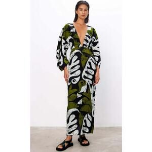 B39 Mara Hoffman Irina Maxi Dress Womens 2 Vacation Boho Resort Coastal Cruise